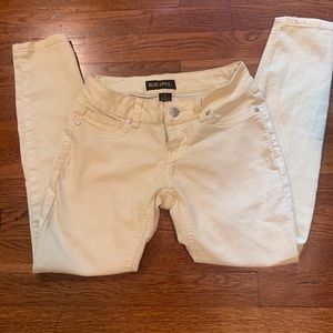 Blue Spice - Pale Yellow Skinny Jeans